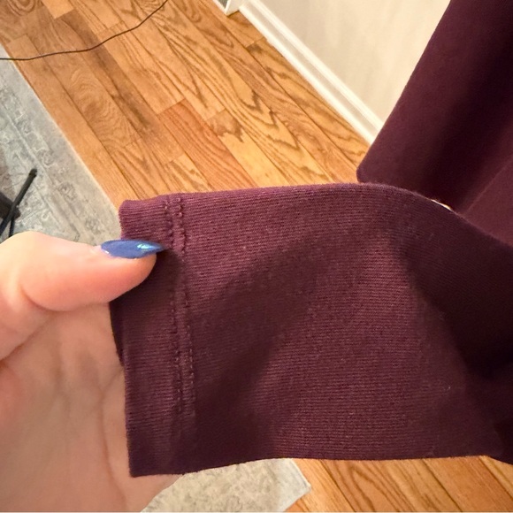 Athleta cloud light long sleeve relaxed asymmetrical top- Size XS - Picture 7 of 9